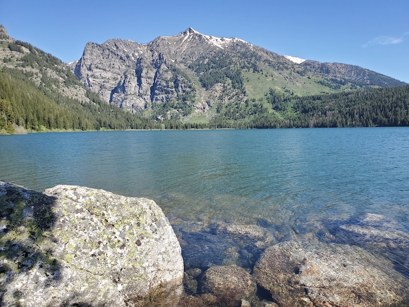 Phelps lake outlet trail