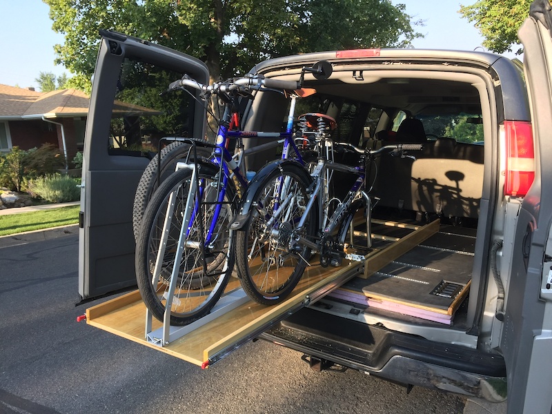 cargo van bike rack