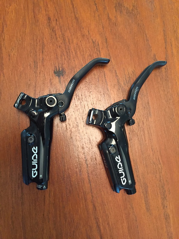 sram guide t brake lever adjustment