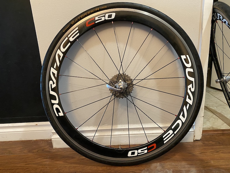 REDUCED Shimano Dura Ace c50 wheel set - 7900 series For Sale