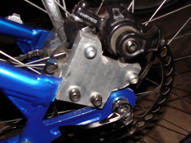 homemade brake adapter:D