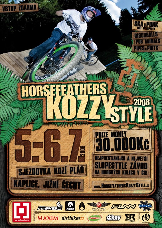 Poster of the biggest slopestyle event in CZ.