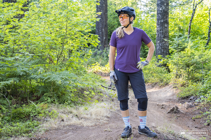 Eddie Bauer Trail Tight Knee Shorts Review - Her Rustic Adventure