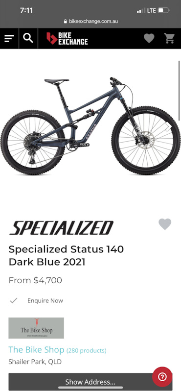 specialized 2021 status