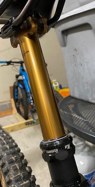 2021 Fox Transfer Factory Kashima Dropper Seatpost For Sale