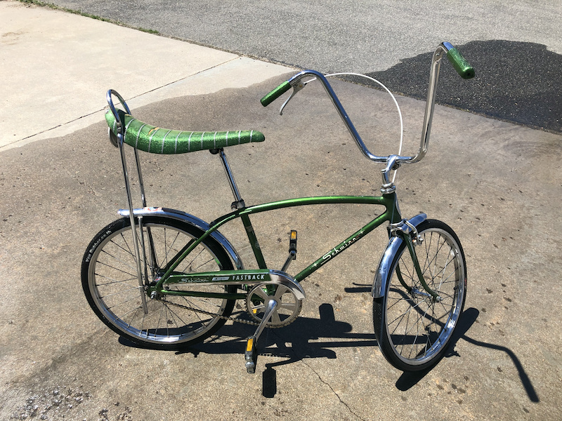 1969 Schwinn Stingray Deluxe Banana Seat Campus Green For Sale