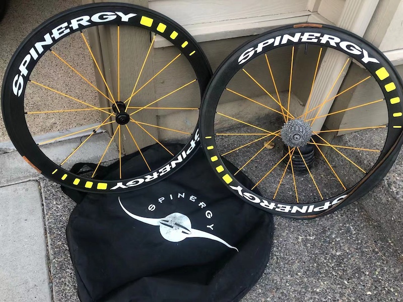 Spinergy carbon race wheels For Sale