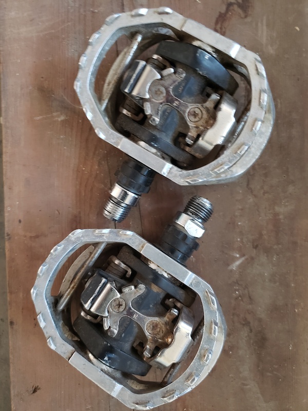 shimano clipless / platform pedals For Sale