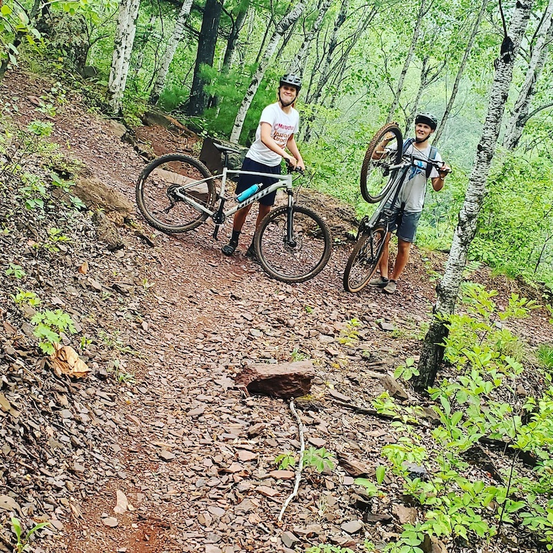 Chute Mountain Biking Trail Crosby, Minnesota