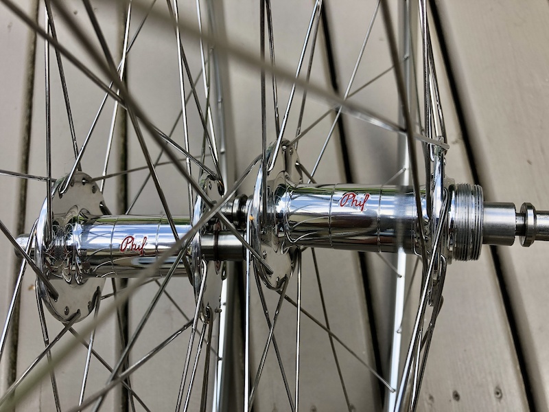 Excellent Phil Wood, Velocity DeepV track wheelset For Sale