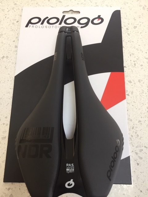 Selle Prologo Dimension NDR STN – Triathlon / VTT / Route, Rails STN 7mm, 245x143 Mm, Canal PAS Large Pour Confort Optimal En Position Aéro