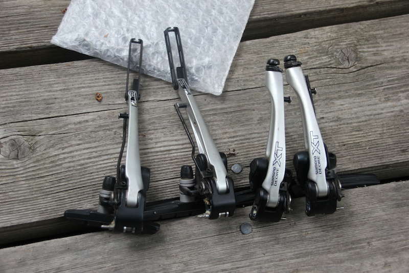 Shimano Deore XT BR-M750 V-brake set For Sale
