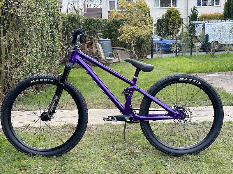 Stitched 720 Canyon Stitched 360 Purple Canyon Dirt Jump Bike