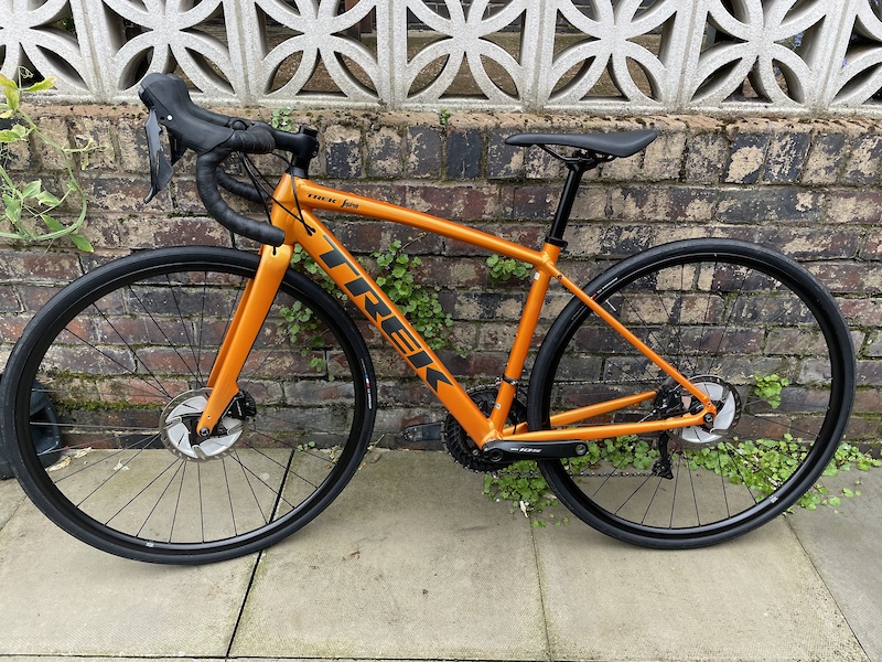 2021 Trek Domane AL5 Orange Lithium Grey For Sale