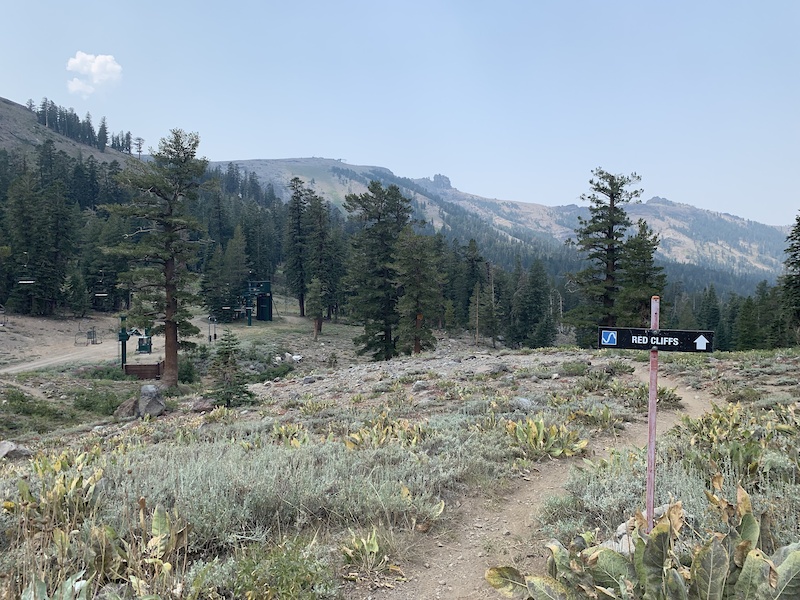 Red Cliffs Mountain Biking Trail Kirkwood, California