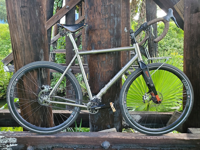 Carver Ti All-Road gravel/touring frame, 56cm For Sale