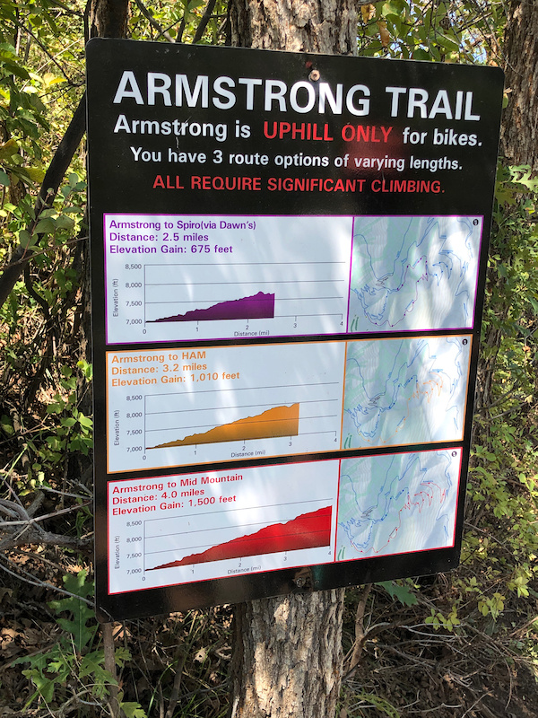 Armstrong spring route Mountain Biking Route | Trailforks