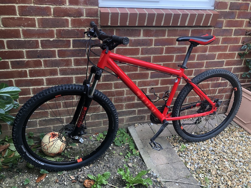 Calibre rail cheap mountain bike red