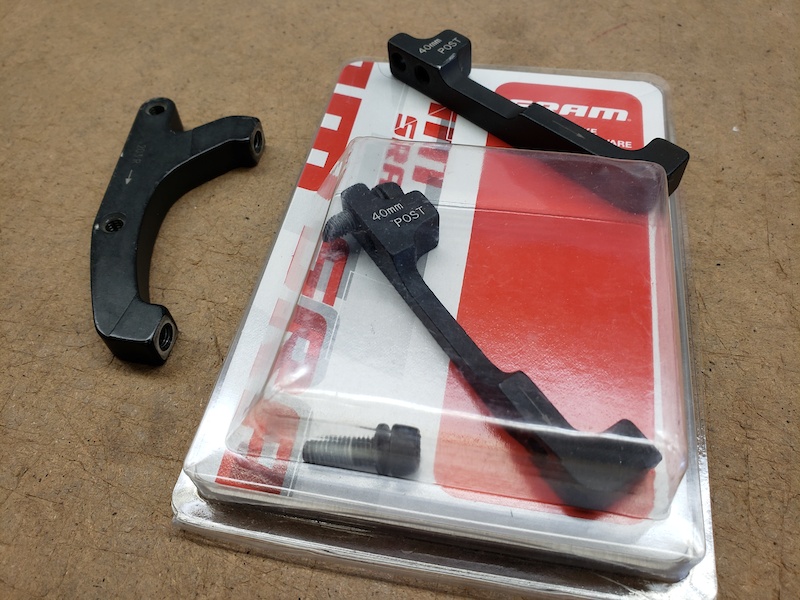 Sram brake adapters 40mm post mount + shimano For Sale
