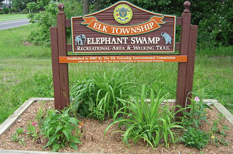 Photo just beyond the start of the trail in Elk Township. There's a small parking lot at this location