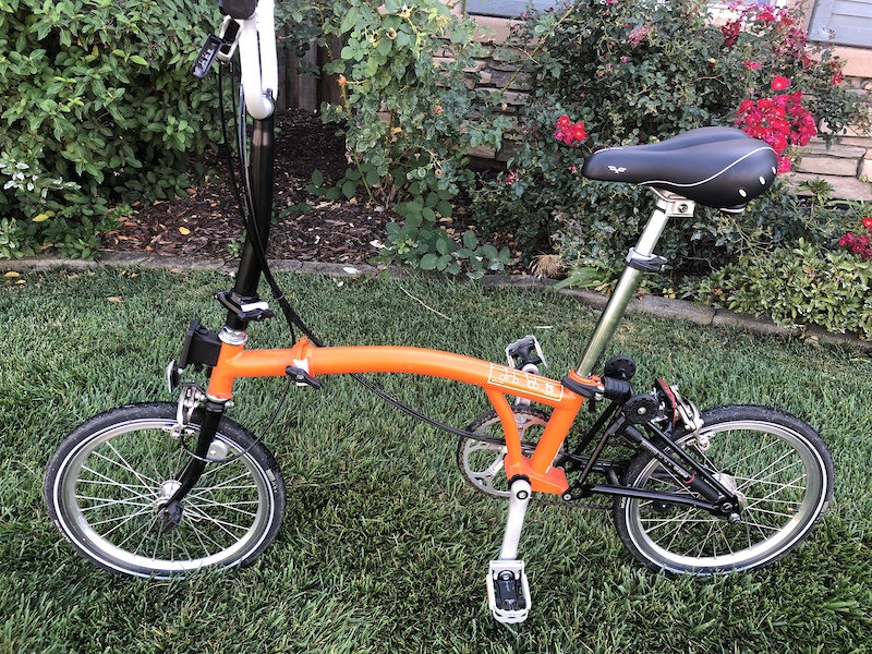 brompton h6r folding bike