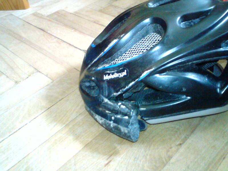 my helmet after crash :)