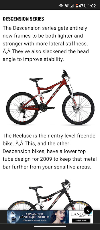 2010 ISO Brodie Recluse Pariah Zealot Frame For Sale