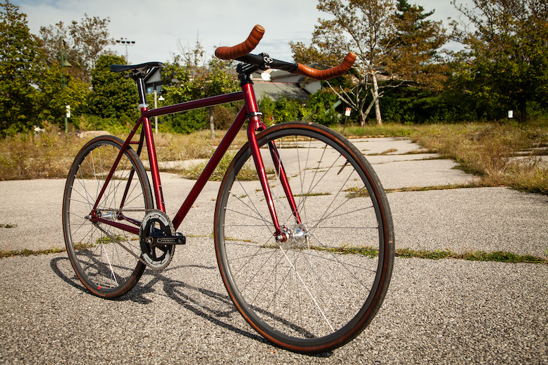 Custom built fixie, steel frame For Sale