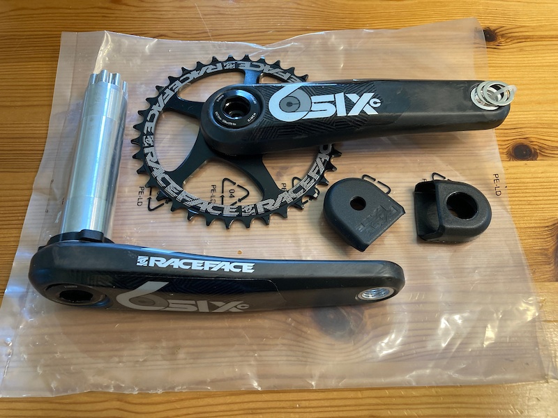 2021 RaceFace SixC Crank - 165mm, 83mm or 68/73 bb, 36t For Sale