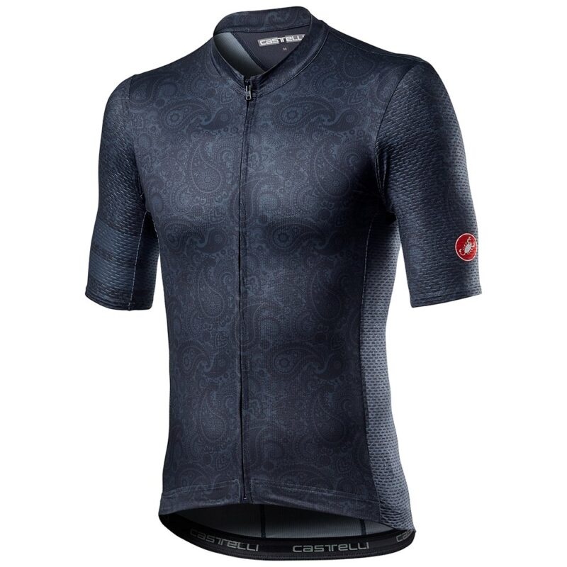 castelli dark steel blue jersey