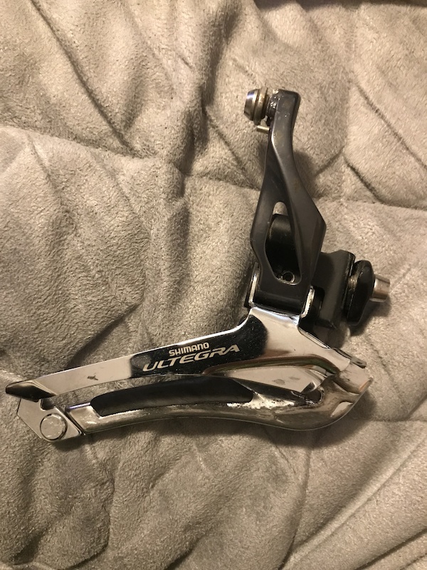 Shimano Ultegra FD-6800 2 Vitesses Down-Swing Rouge Brillant (Fixation: Schelle 34.9 mm) Dérailleur Avant VTT