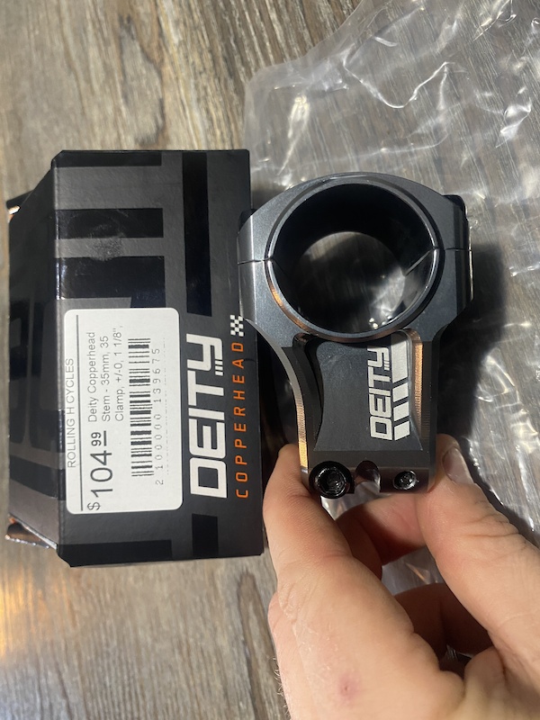 2021 Deity Copperhead 35mm length for 35mm bars Platinum For Sale