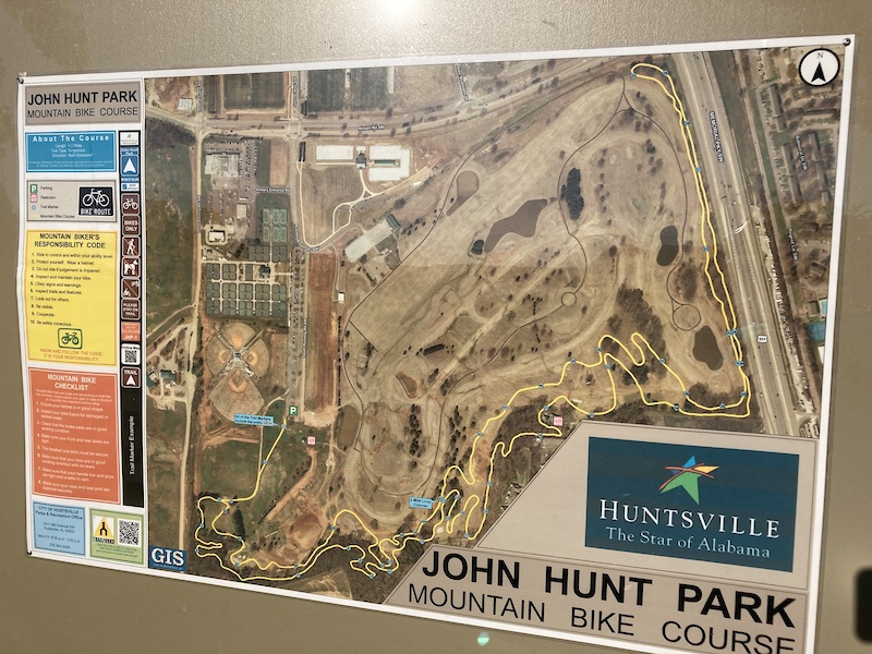 John Hunt Park, Huntsville Mountain Biking Trails Trailforks