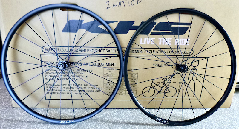2018 DT Swiss R24 Wheelset - 700C QR or Thru Axel For Sale