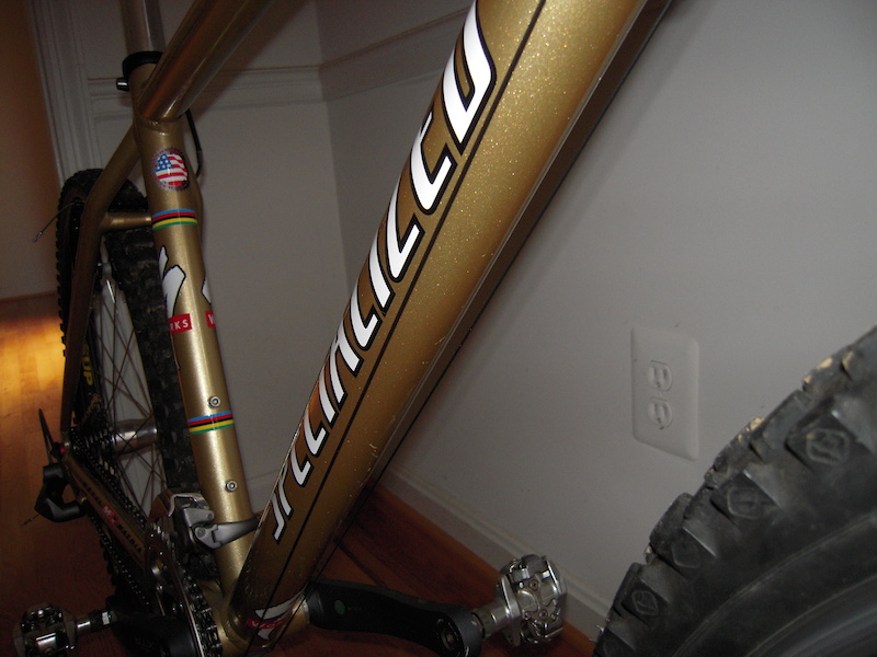 1998 Olympic Gold Ltd Edition Specialized S-Works 16.5 For Sale
