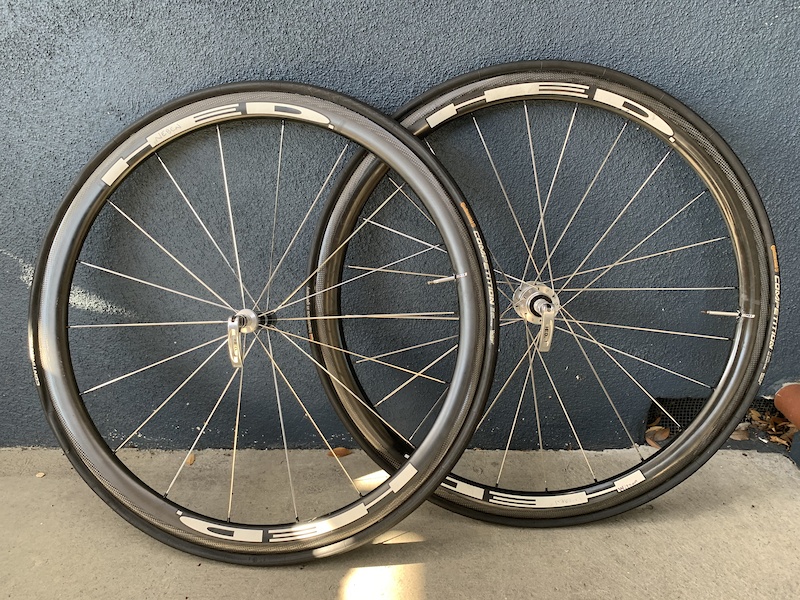 HED STINGER TUBULAR WHEEL SET For Sale