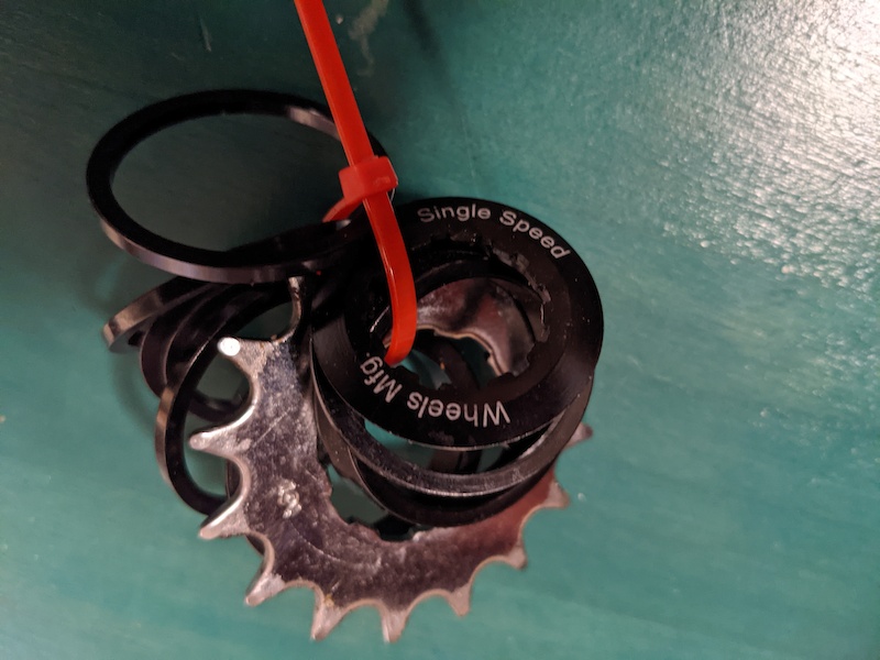 Single Speed Cog / Spacers / LockRing For Sale