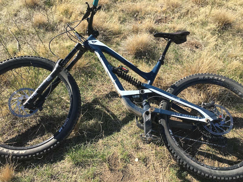 First ride on new rear shock at Eagle bike park