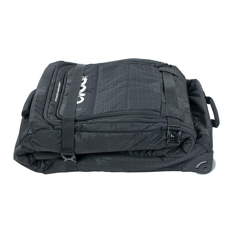 EVOC Snow Gear Roller Bag compactly folded for storage