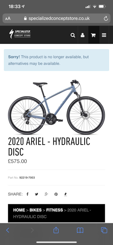 specialized ariel 2020
