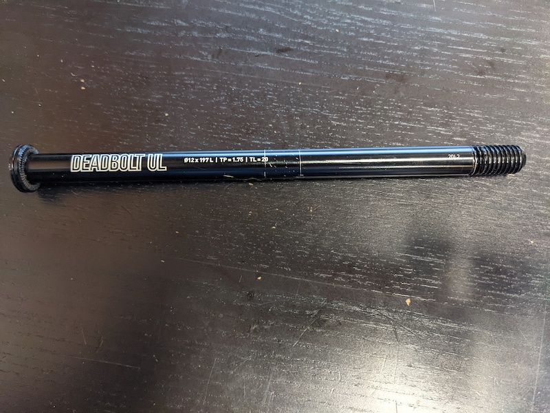 Salsa Deadbolt UL Thru Axle 12x195 1.75 TP For Sale