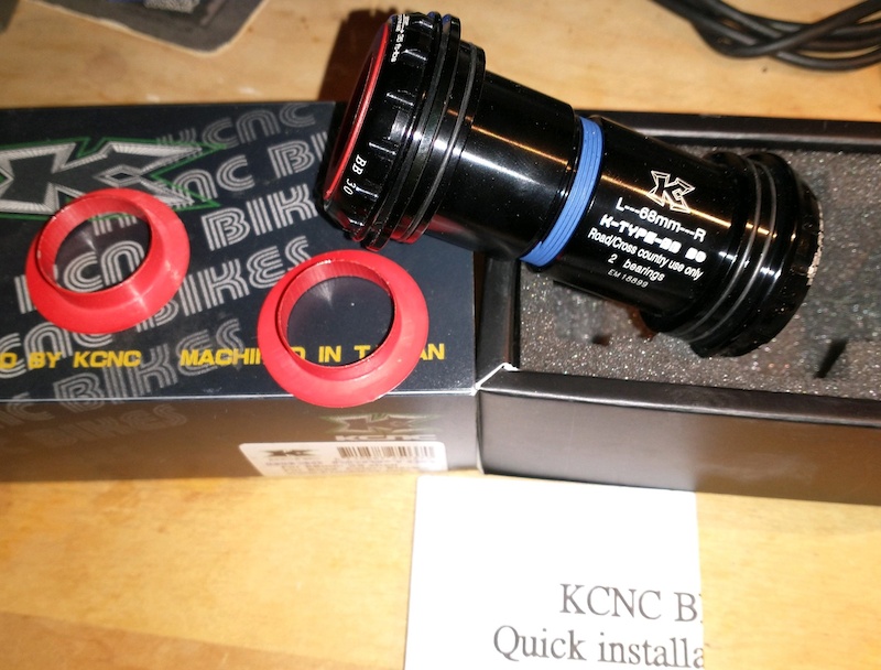 2019 KCNC BB30 bearing adapter shell - new in box For Sale