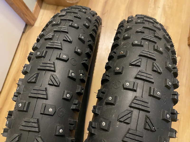 2020 Terrene Cake Eater 26x4.6 studded fat bike tires For Sale