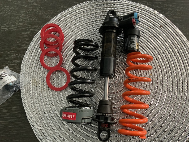 Springdex Adjustable Spring 2021 Fox Factory DHX2 DH fitment w SLS or springdex For Sale