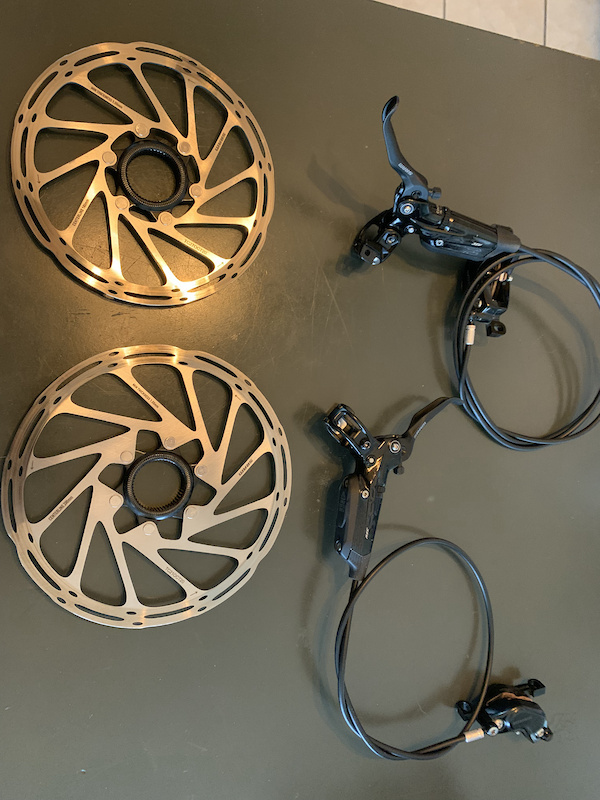 2021 SRAM Code RSC Brake set with rotors (center lock) For Sale