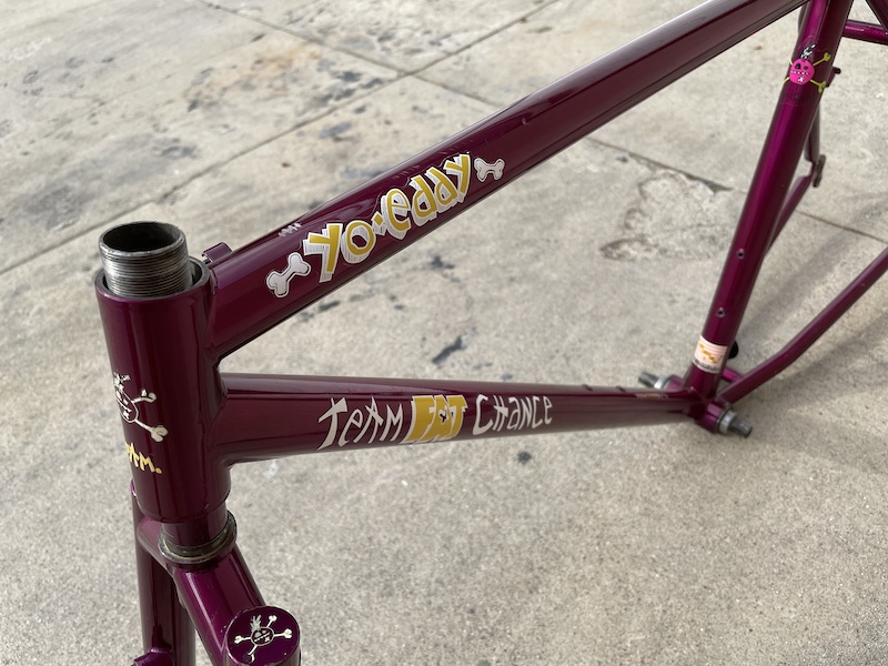 1991 Fat Chance Yo Eddy Frameset Kandy Wild Cherry M For Sale