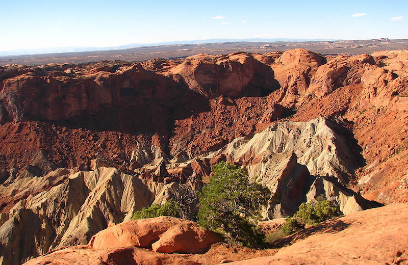 Upheaval dome outlet trail canyonlands