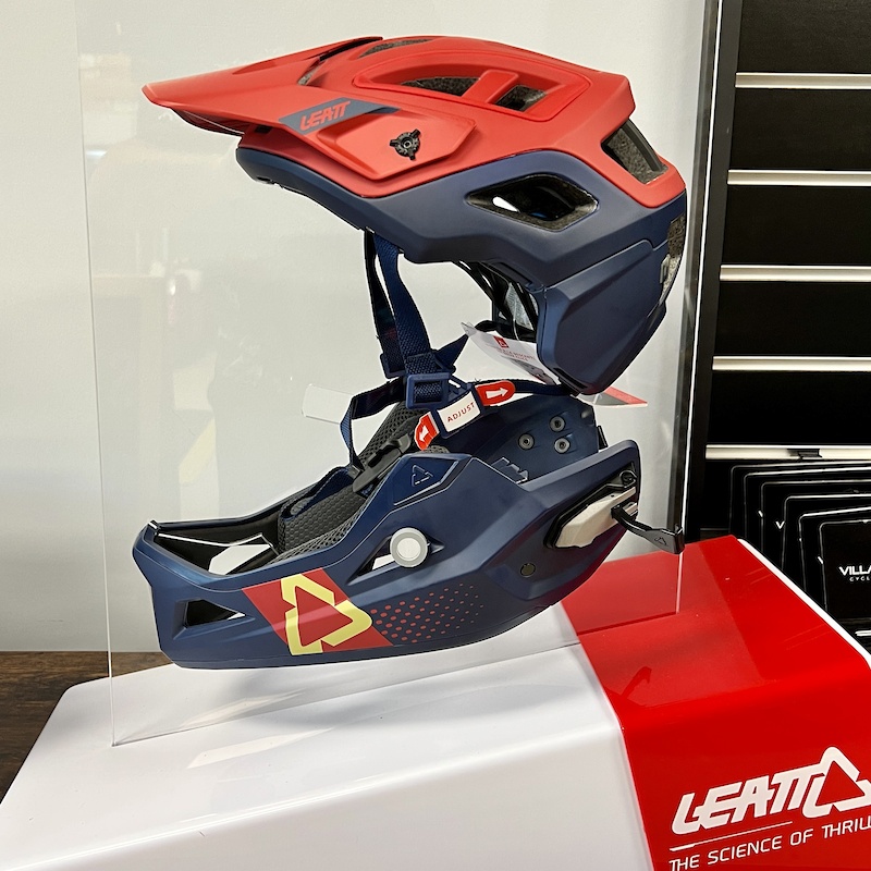 2021 Leatt MTB 3.0 Enduro V21 Helmet Medium / Chili For Sale