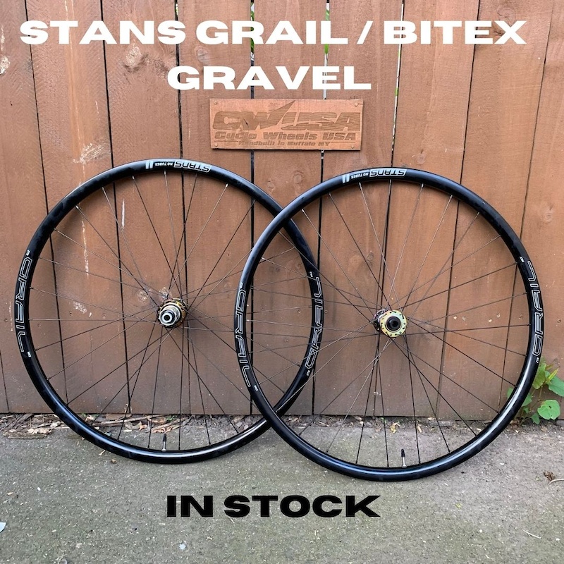 2022 New Bitex Stans Grail Gravel Wheel Set In Stock! For Sale