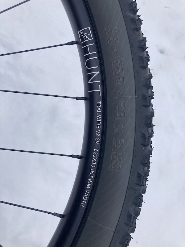 2021 Hunt Trailwide V2 29 Boost Xd Wheelset With Mezcal 2.6 For Sale